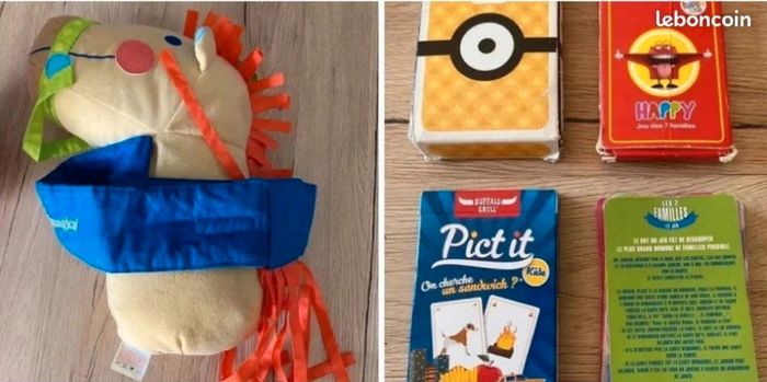 Jeu de cheval + 4 jeux de cartes