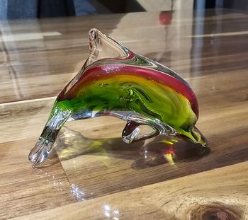 Dauphin en verre de Murano
