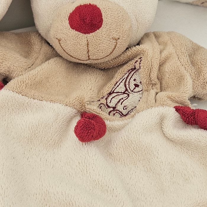 Doudou lapin nicotoy beige - photo numéro 3