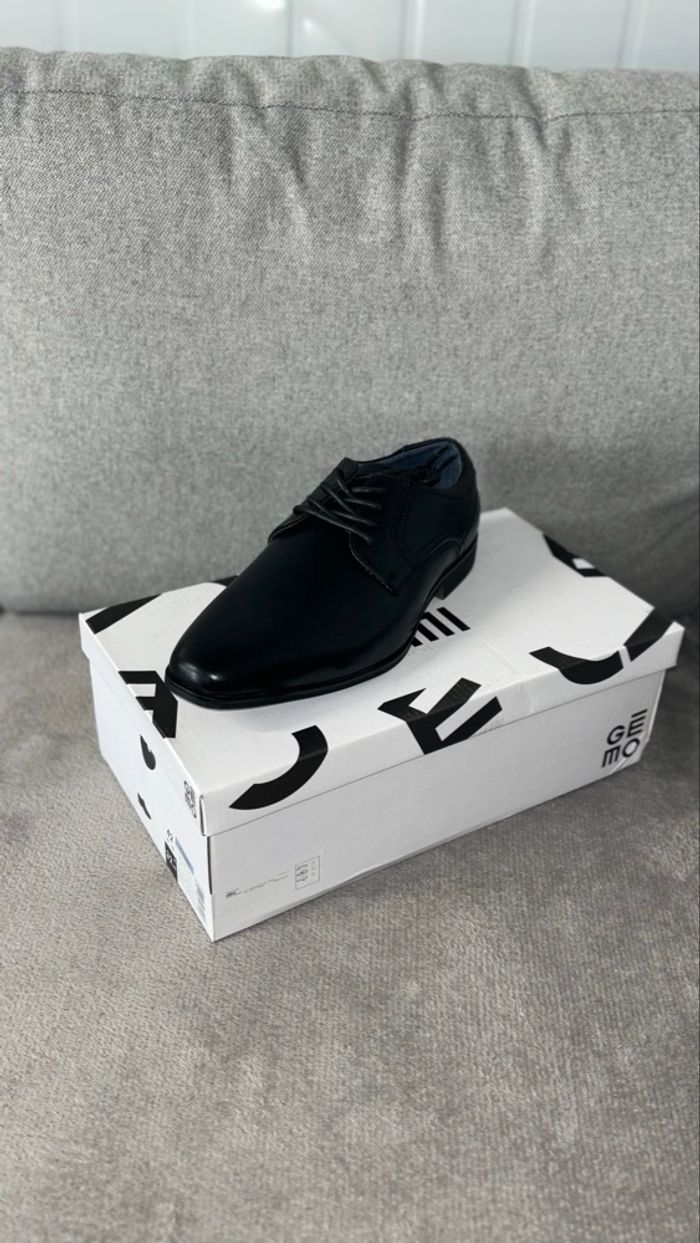 Mocassin noir pour homme
