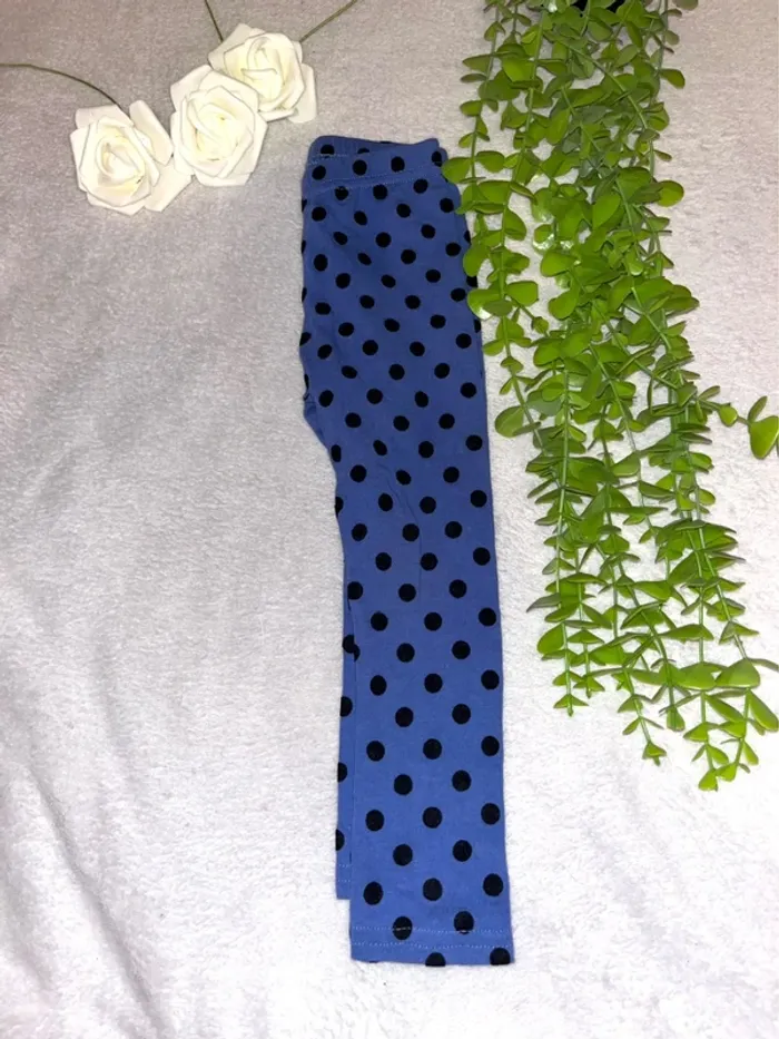 Tress beau legging bleu pour petite fille
