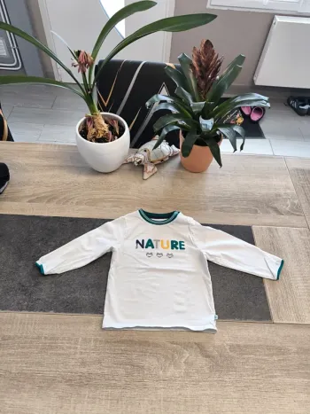Tee-shirt garçon ml 18 mois obaibi