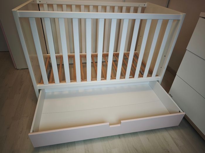 Lit bébé à barreaux bébé Sauthon 120x60 de 2022 fabriqué en France - photo numéro 4