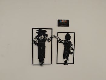 Decoration murale son goku et vegeta
