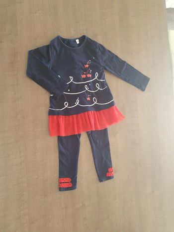 Ensemble robe et leggings froufrou 23mois