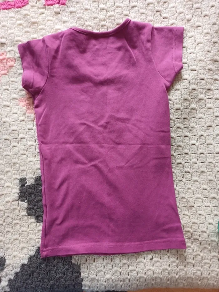 Tee shirt violet - photo numéro 3