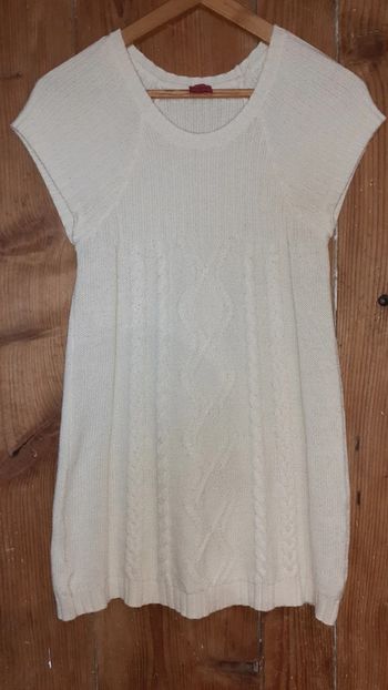 Robe pull manches courtes