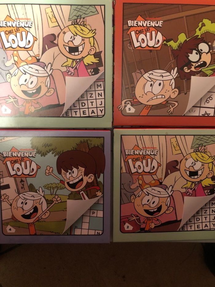 Lot 4 jeux Mac Donalds Bienvenue chez les loud