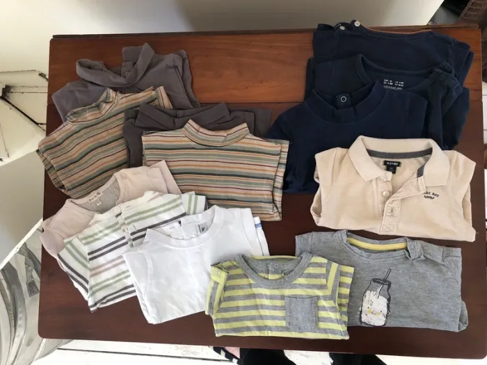 Lot de 13 T-shirts manches longues