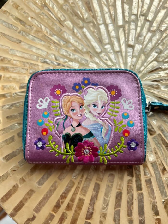 La reine des neiges portefeuille porte monnaie