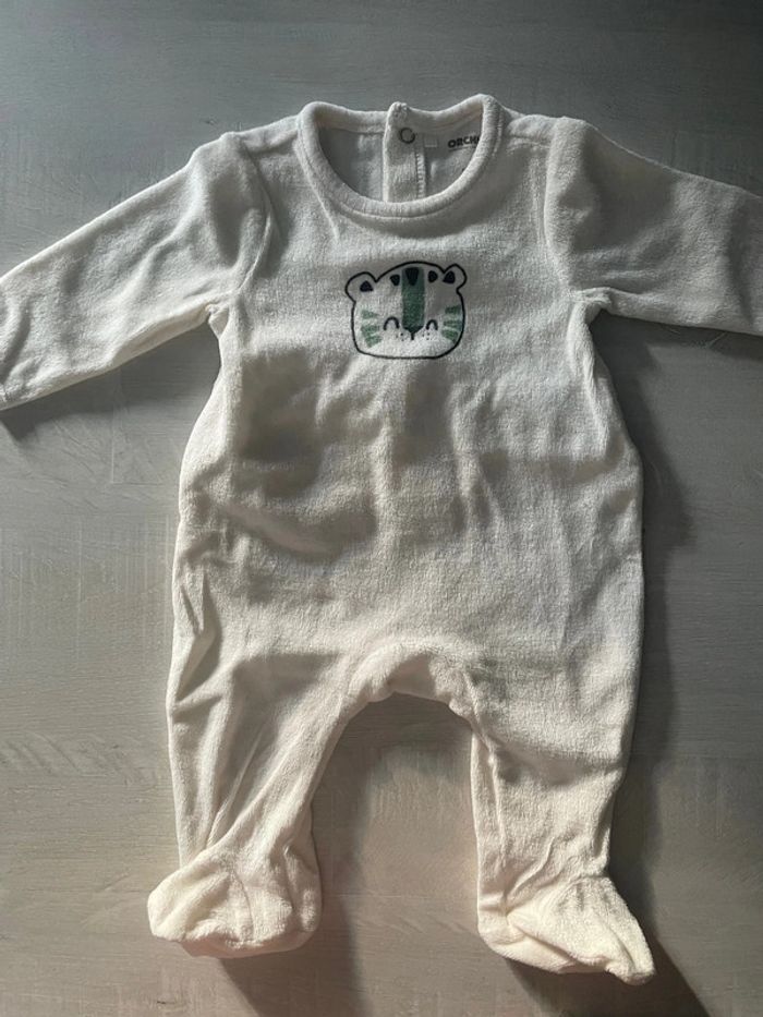 Lot de 2 pyjamas Orchestra taille 3 mois 60cm - photo numéro 6