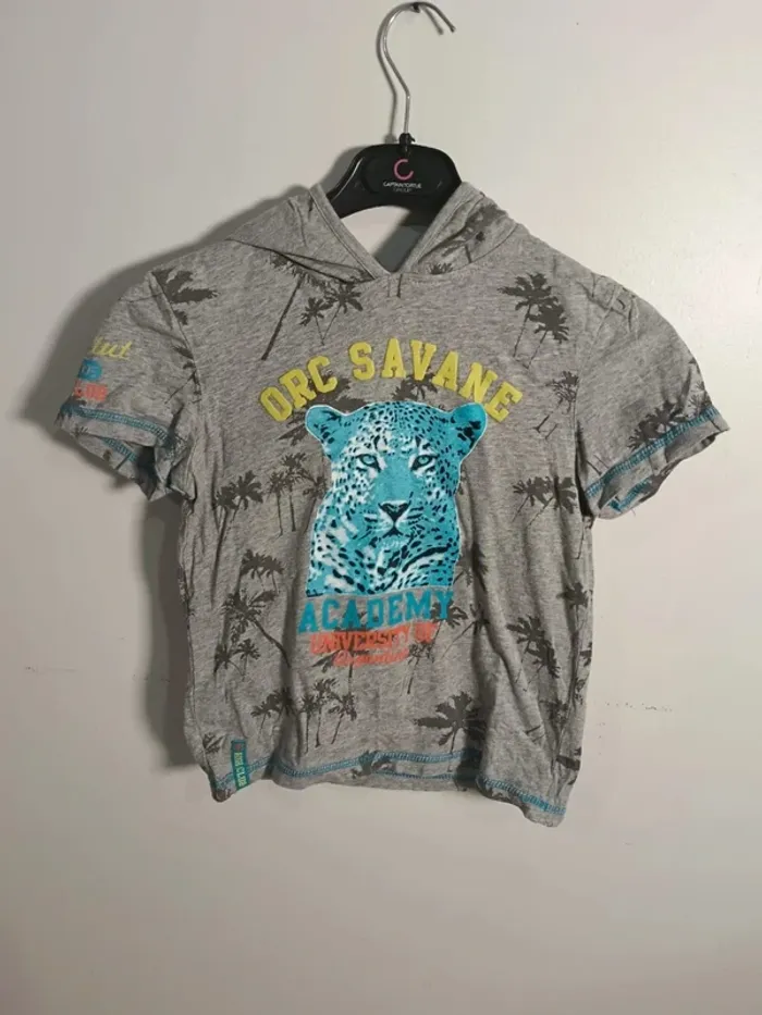 C12 t-shirt gris Orchestra 8 ans