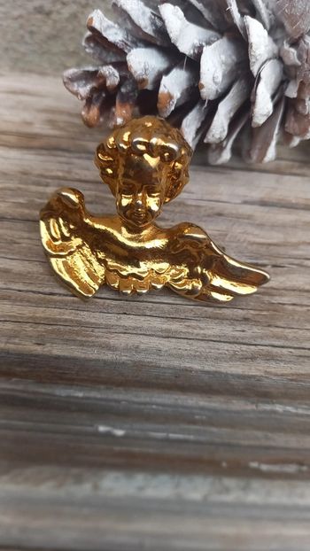 Broche vintage ange