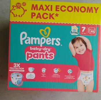 Couches Pampers baby-dry/ pants