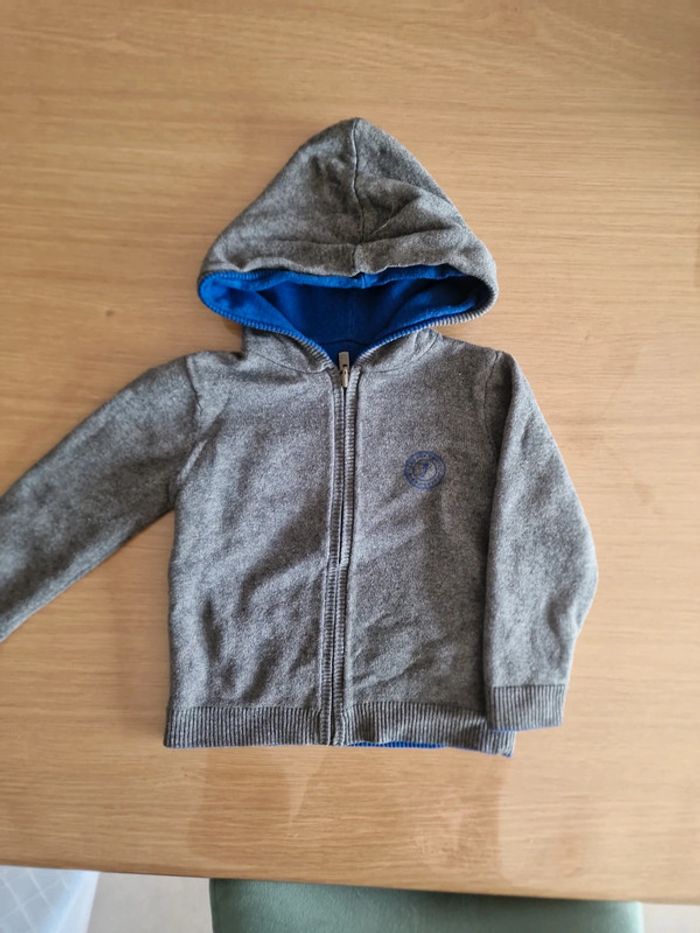 Gilet jacadi 12 mois réversible