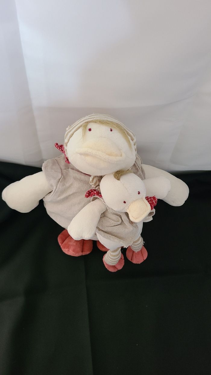 doudou musical canard Edouard MOULIN ROTY vintage