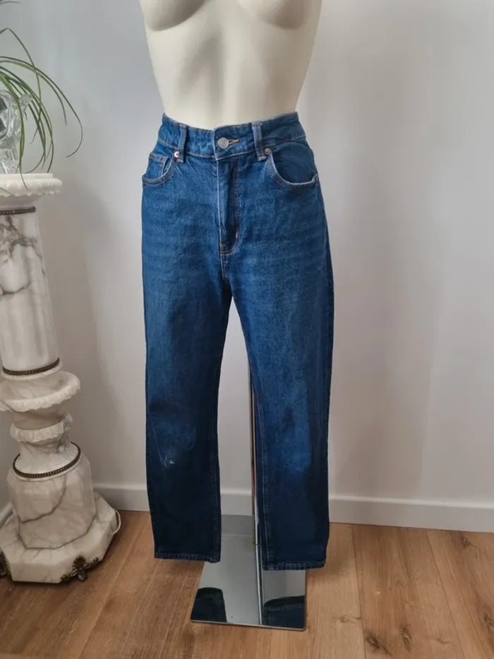 Jeans brut taille haute H&M - photo numéro 7
