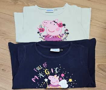 Lot 2 tee-shirts Peppa Pig - Taille 4-6 ans (110/116)