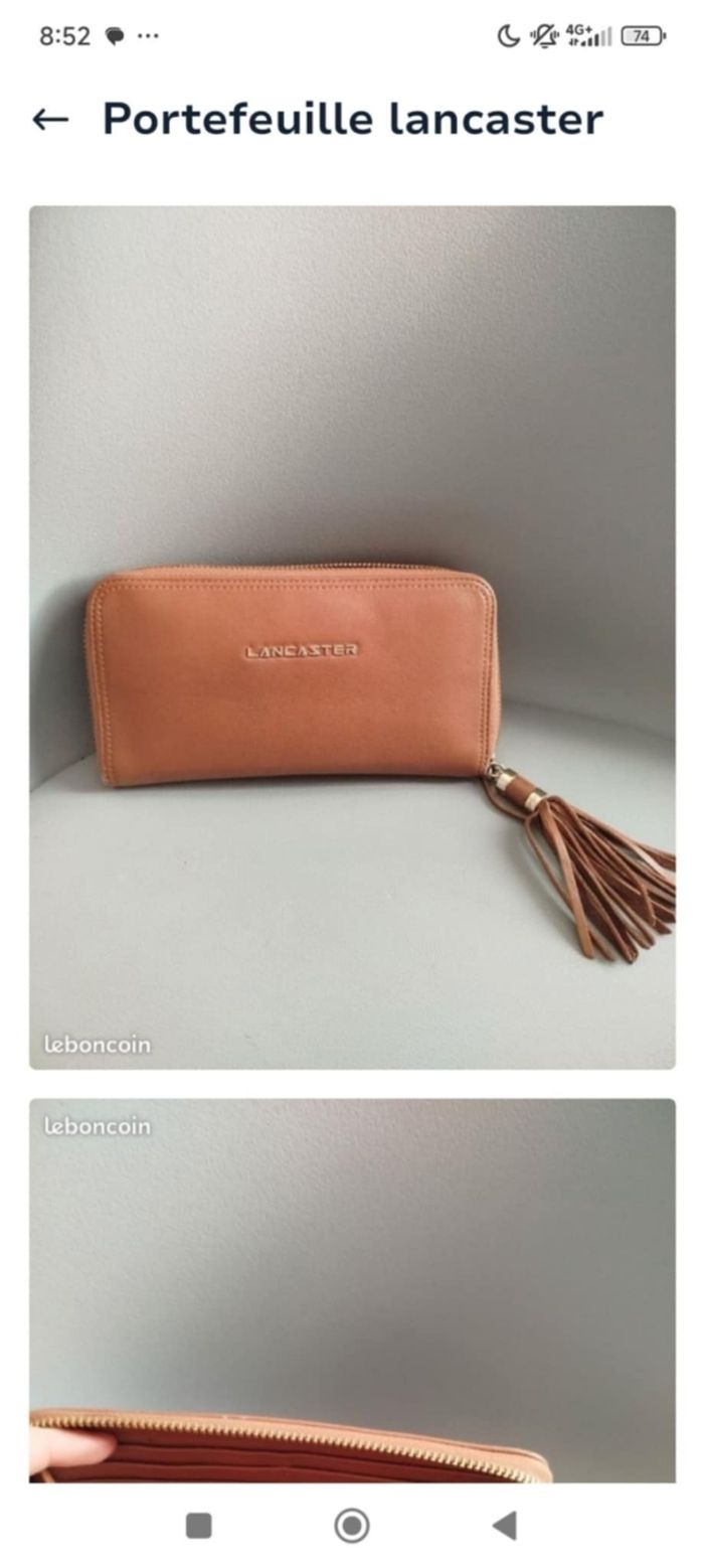 Portefeuille femme lancaster - photo numéro 1