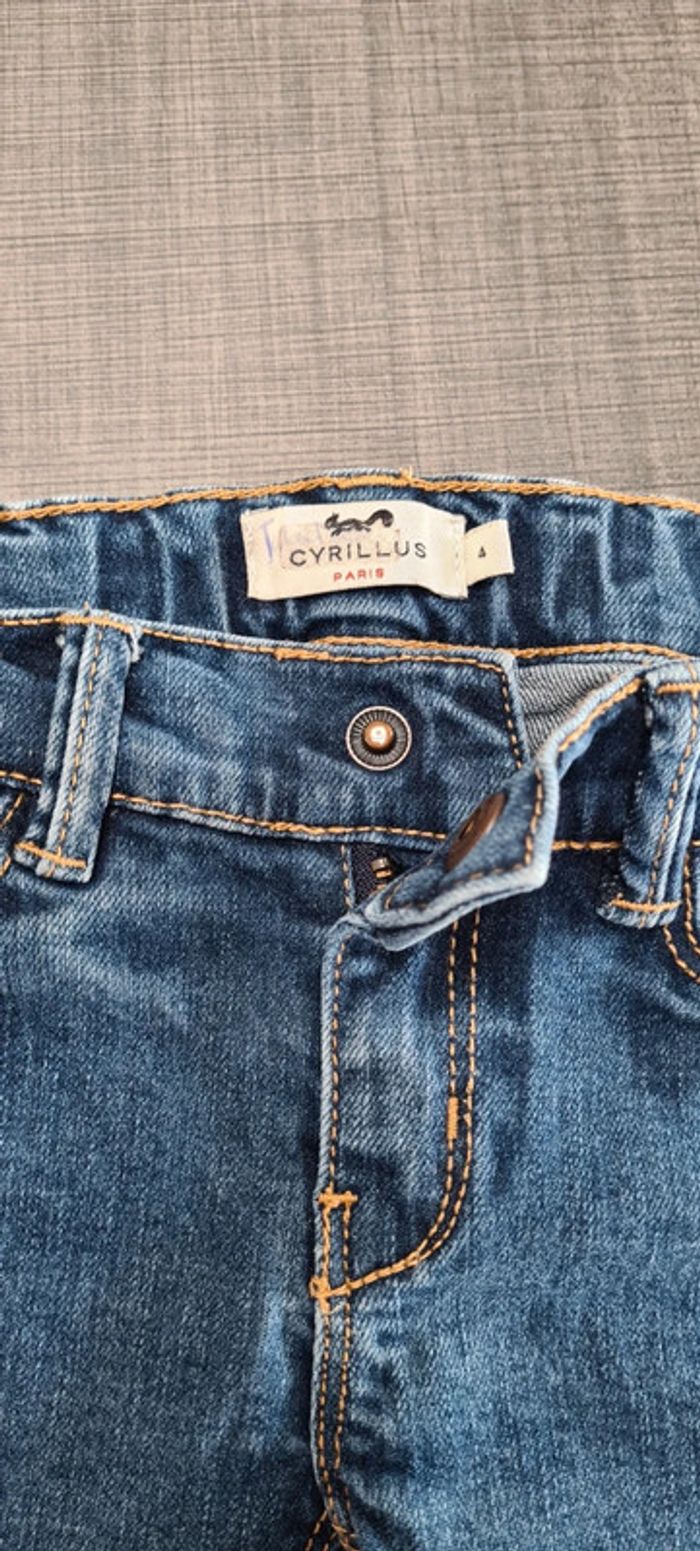 Pantalon jean Cyrillus 4 ans - photo numéro 3