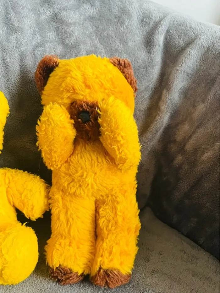 Lot peluches anciennes rétro vintage Nounours - photo numéro 3