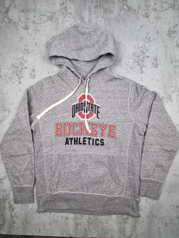 Sweat capuche universitaire Ohio gris, S Hommes - photo numéro 3