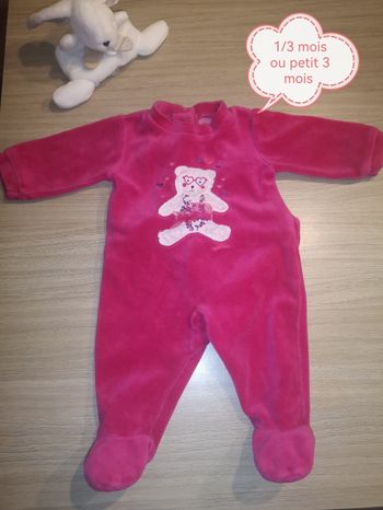 Grenouillère fuchsia