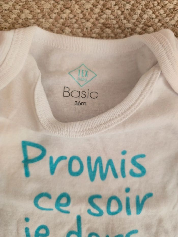 Body promis ce soir je dors 36 mois neuf - photo numéro 2