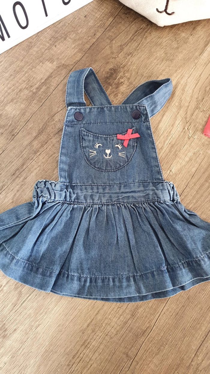 Ensemble robe salopette et t-shirt - photo numéro 5