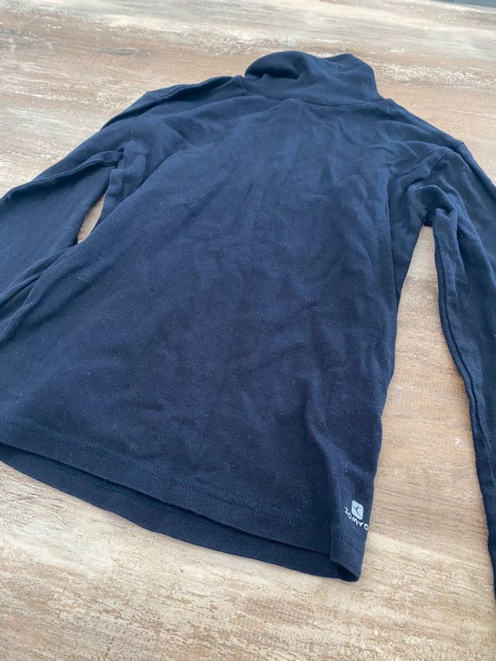 Polo t-shirt col roulé fille 10 ans - photo numéro 2