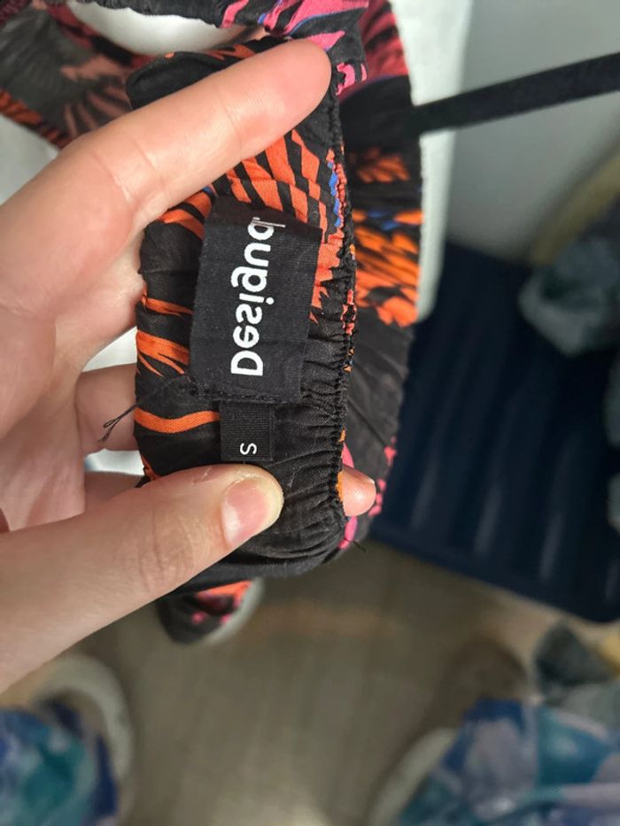 Haut noir desigual taille s - photo numéro 4