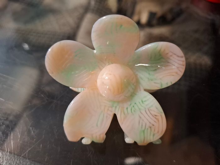 Grande pince pour cheveux en forme de fleur