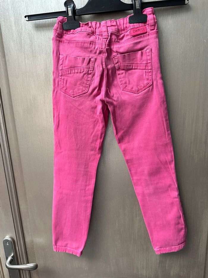 Pantalon rose okaidi skinny 6 ans - photo numéro 9