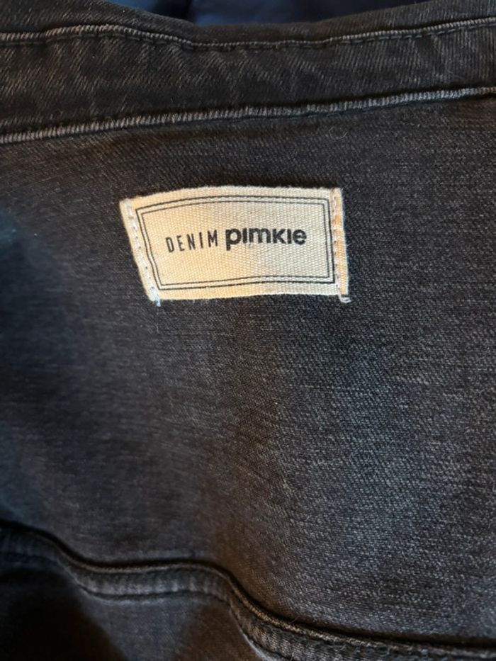 Veste en jean pimkie noir femme - Taille XL #vestejean - photo numéro 5