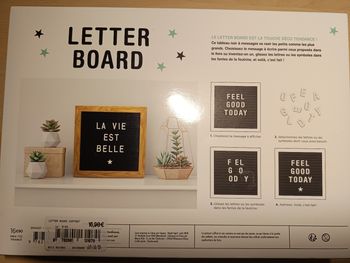 Tableau à lettre / Letter Board ! 🖼️®️💌⌨️🔠