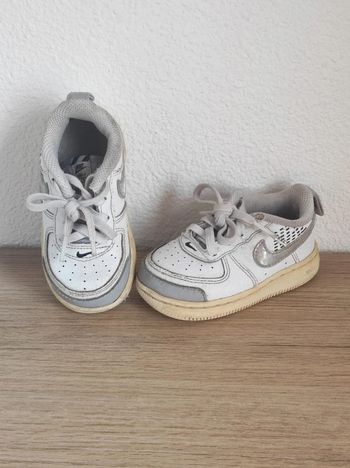Basket Air Force 1 blanc argent / Nike - 22