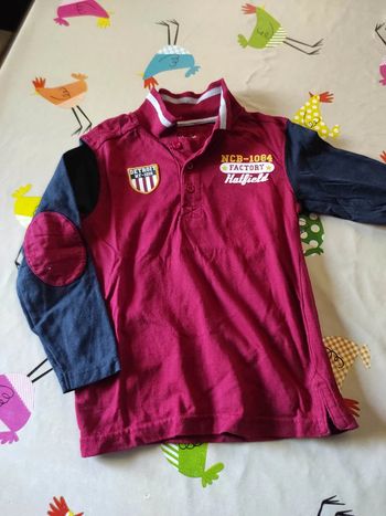 Polo manches longues 4 ans