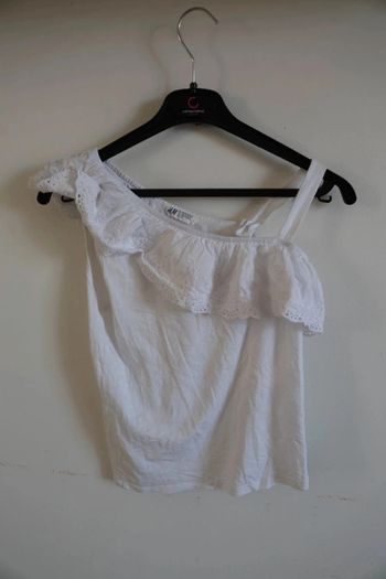 C55 top blanc H&M 12-14 ans