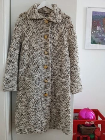 Manteau en laine handmade