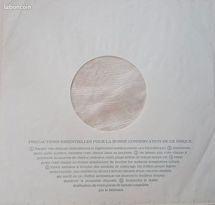Vends Vinyle Frédéric François ' Laisse-moi vivre ma vie ' vitesse 33 tours format 30 cm - photo numéro 9