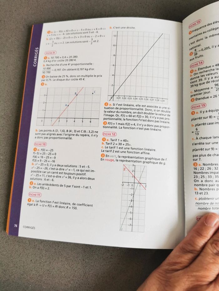 Brevet pratique fiche maths 3e Magnard - photo numéro 7