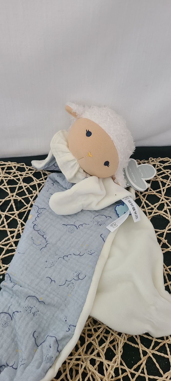 Maxi doudou mouton en coton bio et polyester recyclé | Kaloo - photo numéro 2