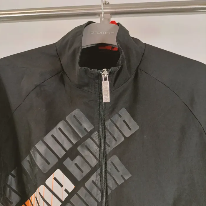 Veste de sport Puma noire à logo répété - Taille XL - A197 - photo numéro 2