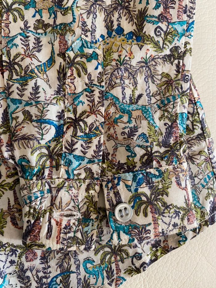 Chemise liberty dinosaure Bonpoint 4 ans - photo numéro 6