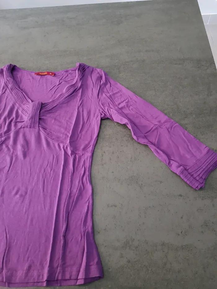 Haut violet T1 - photo numéro 4