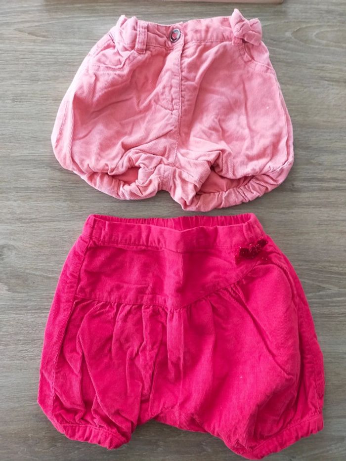 Shorts fille taille 12mois