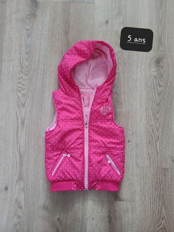Blouson sans manche 5 ans