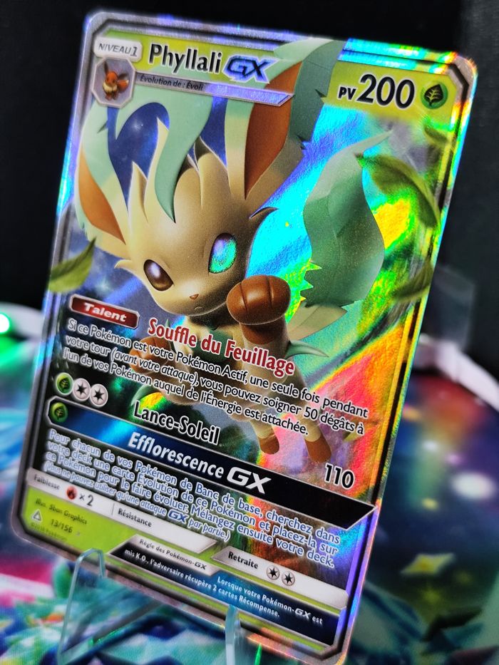 Carte pokémon 🇨🇵 Phyllali GX 13/156 Ultra prisme - photo numéro 3