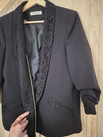 Veste noir dentelle Naf Naf Taille 40