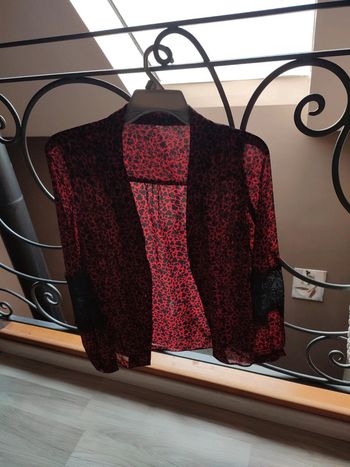 Chemisier détail dentelle